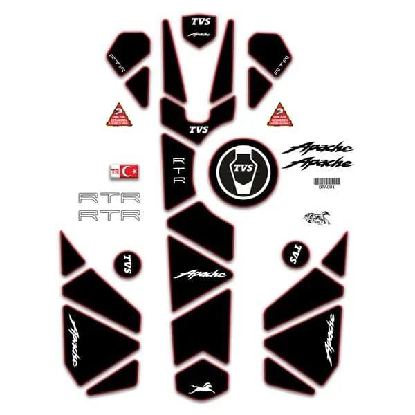 TVS APACHE 2022 - 2025 UYUMLU FULL SET 001 / BTA001
