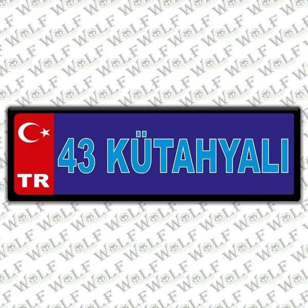 İllere Özel Damla Etiket ( 43 Kütahyalı ) / Pİ182