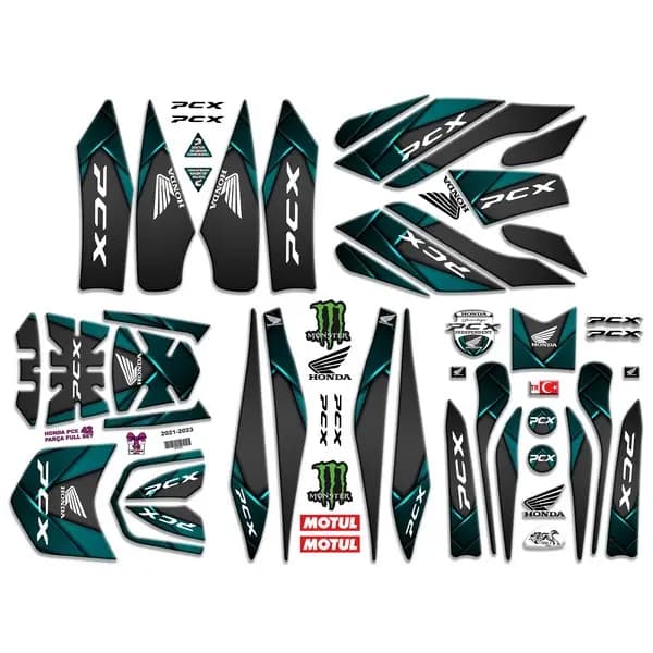 HONDA PCX 2021 - 2024 UYUMLU 42 PARÇA FULL SET 010 / BPN010