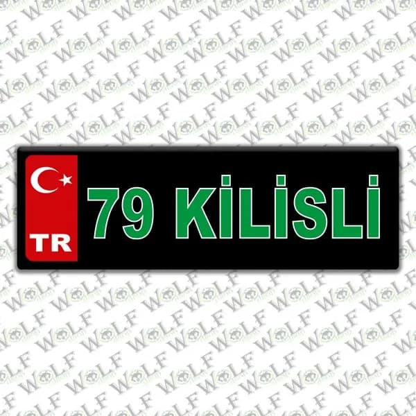 İllere Özel Damla Etiket ( 79 Kilisli ) / Pİ323
