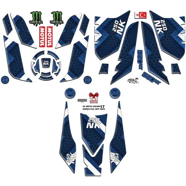 CF MOTO 250 NK 2023 - 2024 UYUMLU FULL SET 004 / BC1004