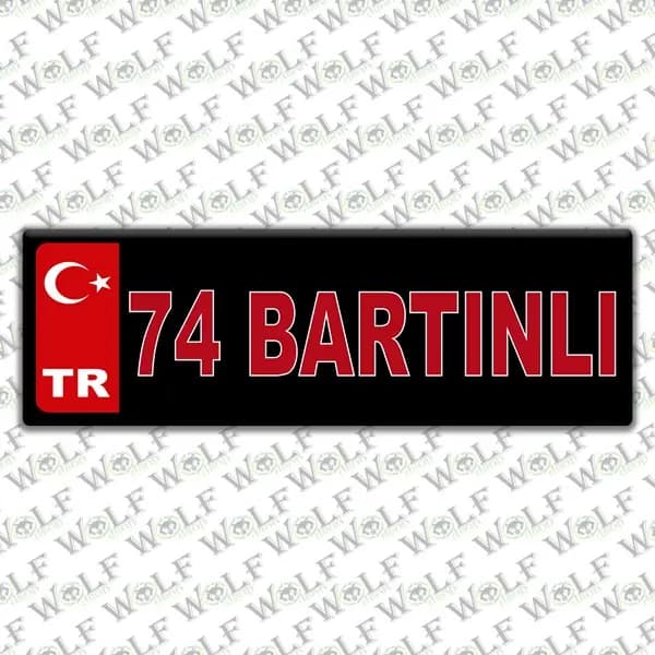 İllere Özel Damla Etiket ( 74 Bartınlı ) / Pİ300