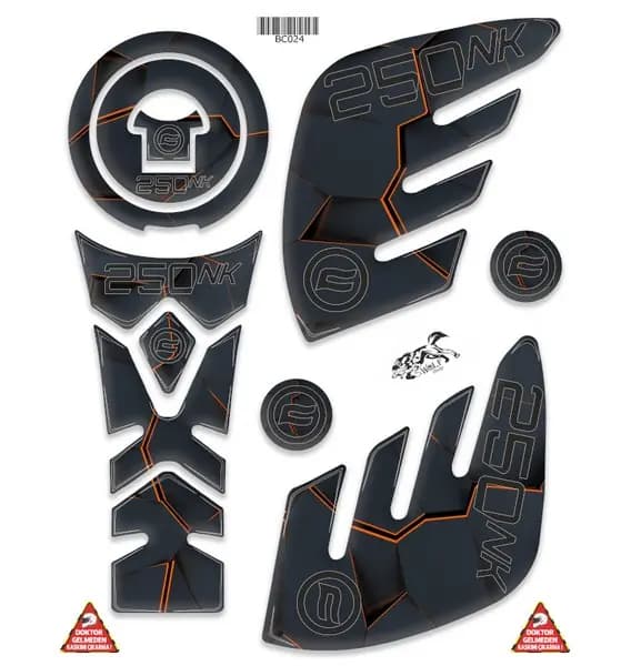 CF MOTO 250 NK 2018 - 2022 UYUMLU FULL SET 024 / BC024