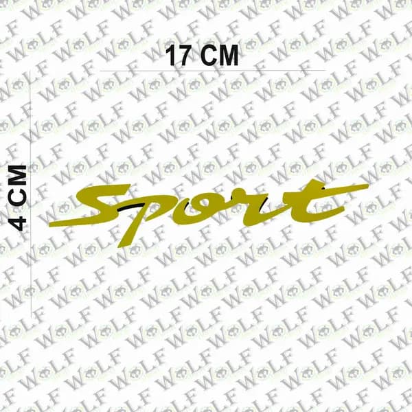 Sticker Sport / wolf179