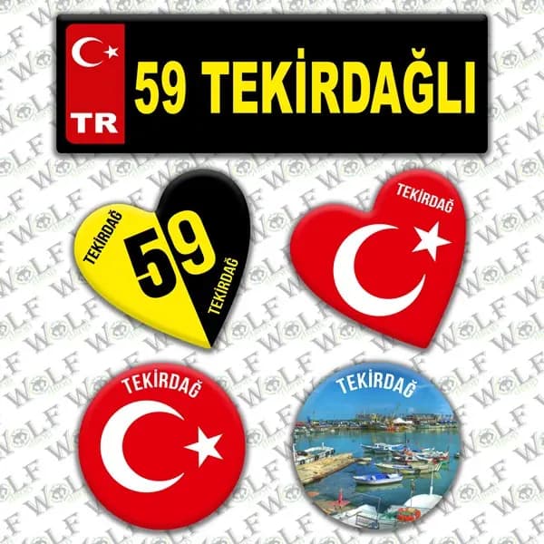 İllere Özel Damla Etiket ( 59 Tekirdağlı ) / Pİ239