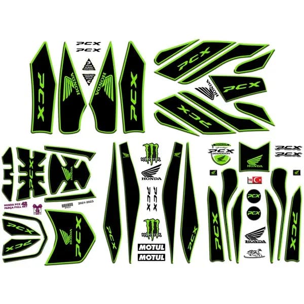 HONDA PCX 2021 - 2024 UYUMLU 42 PARÇA FULL SET 018 / BPN018