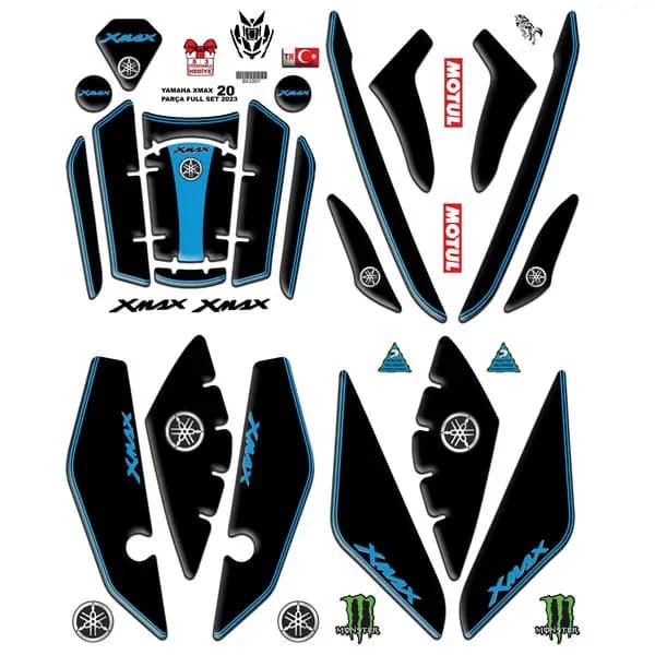YAMAHA XMAX 2023 - 2024 UYUMLU FULL SET 007 / BX1007