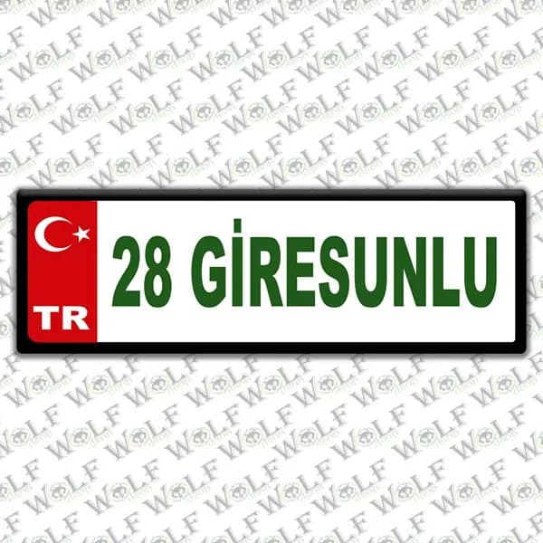 İllere Özel Damla Etiket ( 28 Giresunlu ) / Pİ117