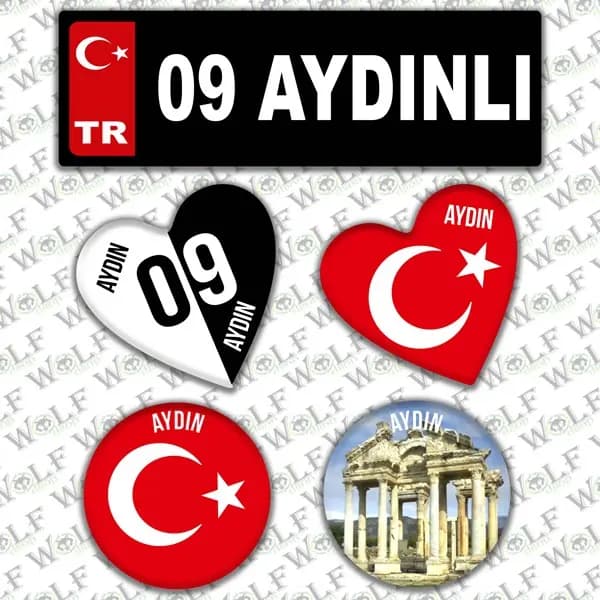 İllere Özel Damla Etiket ( 09 Aydınlı ) / Pİ037