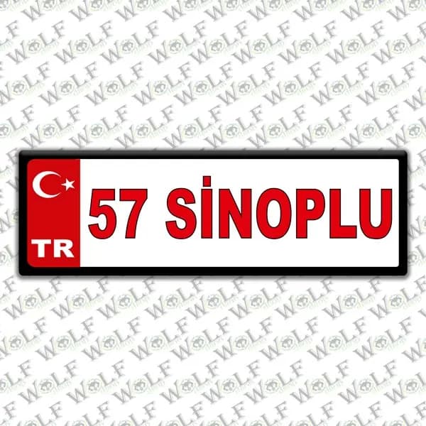 İllere Özel Damla Etiket ( 57 Sinoplu) / Pİ234
