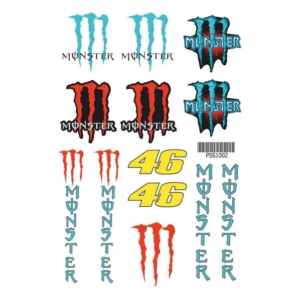 Monster A4 Sticker 002 / PSS1002