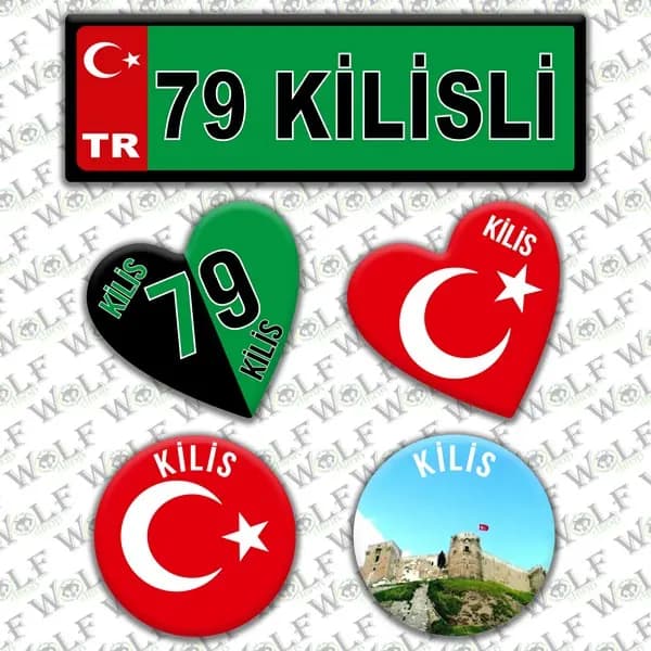 İllere Özel Damla Etiket ( 79 Kilisli ) / Pİ319