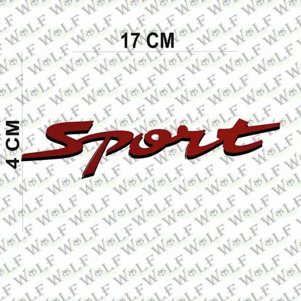 Sticker Sport / wolf180