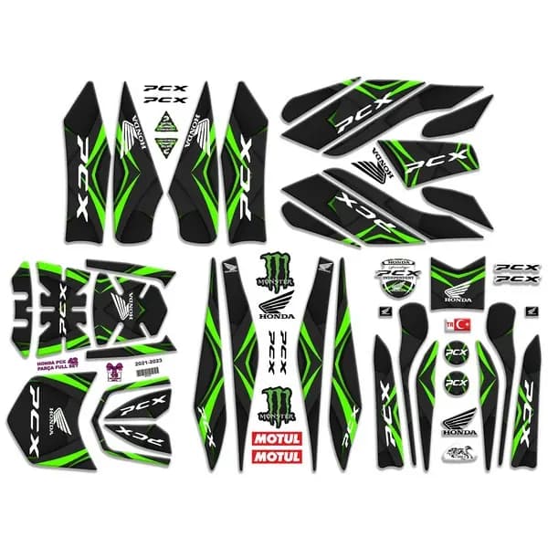 HONDA PCX 2021 - 2024 UYUMLU 42 PARÇA FULL SET 007 / BPN007