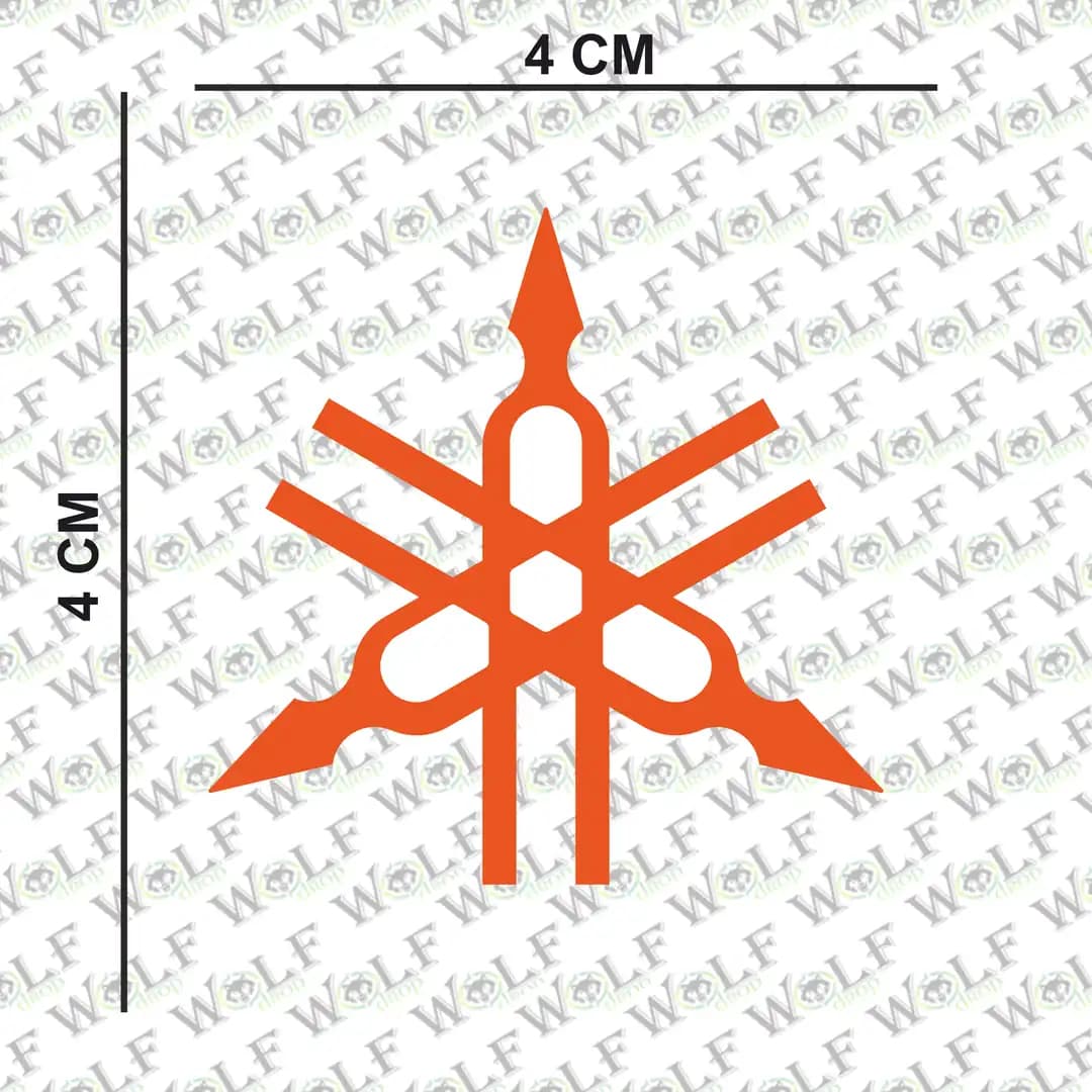 Transferli Mini Sticker Yamaha Logo / wolf236