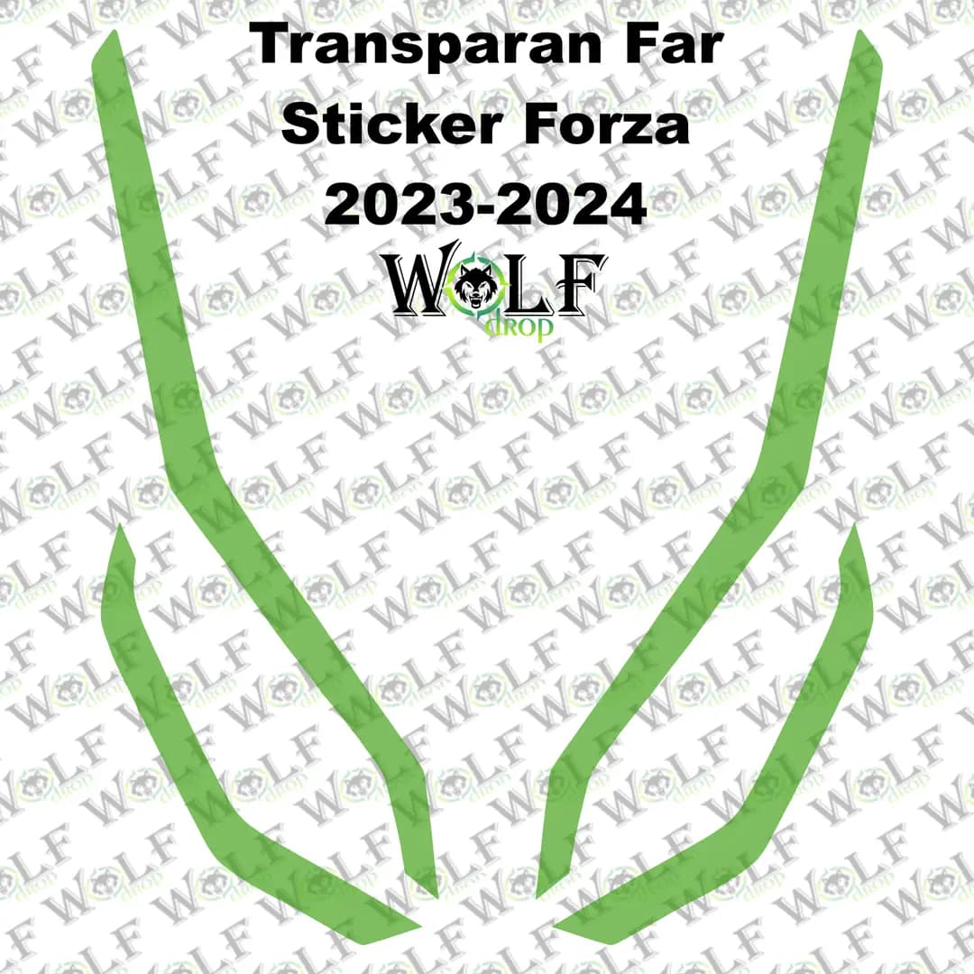 HONDA FORZA 2023 - 2024 UYUMLU TRANSPARAN FAR STİCKER / P93002
