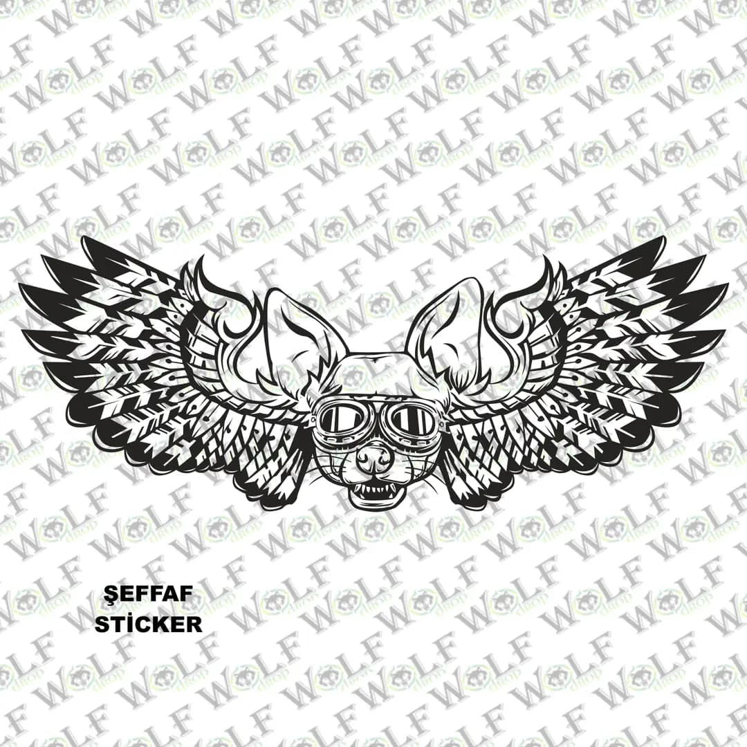 Tekli Sticker Şeffaf 019 / PSTS019