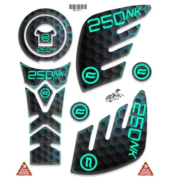 CF MOTO 250 NK 2018 - 2022 UYUMLU FULL SET 011 / BC011