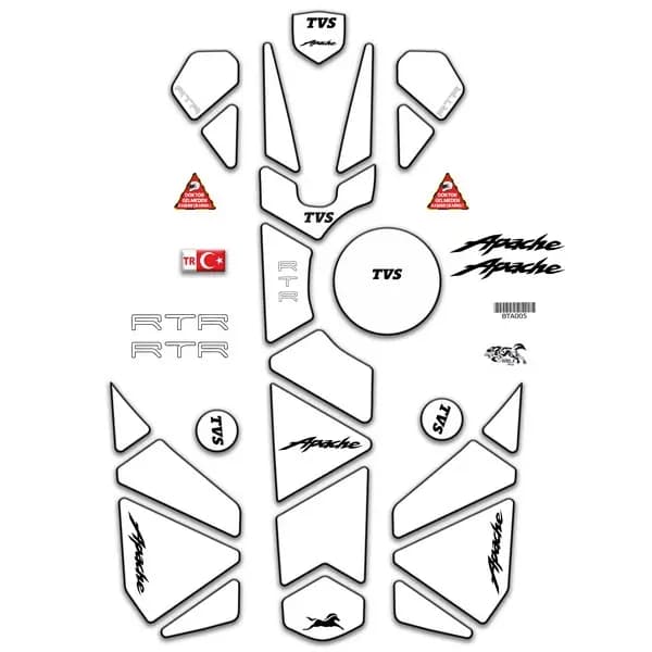 TVS APACHE 2022 - 2025 UYUMLU FULL SET 005 / BTA005