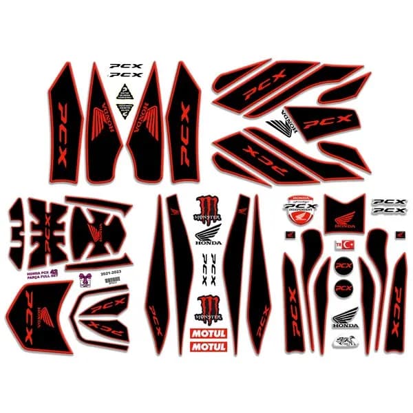 HONDA PCX 2021 - 2024 UYUMLU 42 PARÇA FULL SET 019 / BPN019
