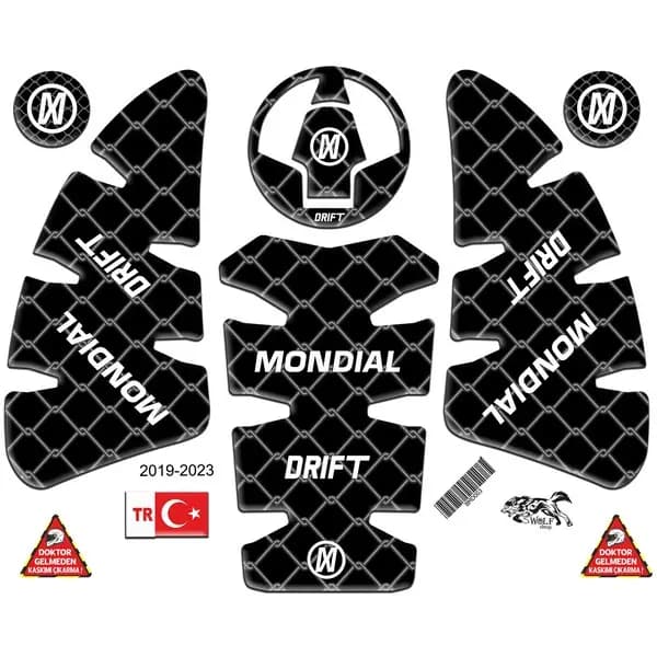 MONDİAL DRİFT-L 2019 - 2024 UYUMLU FULL SET 003 / BMD003