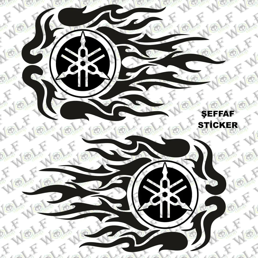 Tekli Sticker Şeffaf 014 / PSTS014