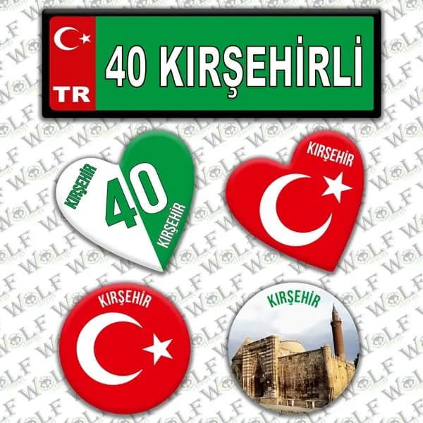 İllere Özel Damla Etiket ( 40 Kırşehirli ) / Pİ170