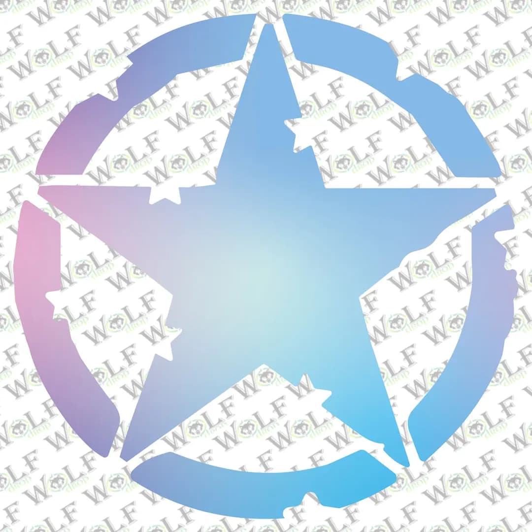 Yıldız Hologram Sticker 001 / P3R2001