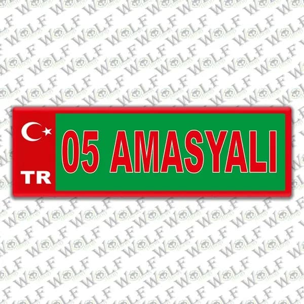İllere Özel Damla Etiket ( 05 Amasyalı ) / Pİ024
