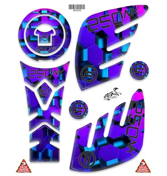 CF MOTO 250 NK 2018 - 2022 UYUMLU FULL SET 026 / BC026