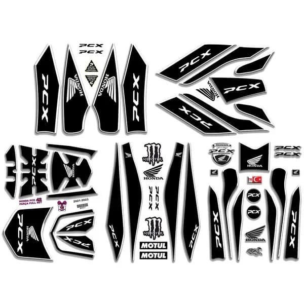 HONDA PCX 2021 - 2024 UYUMLU 42 PARÇA FULL SET 017 / BPN017