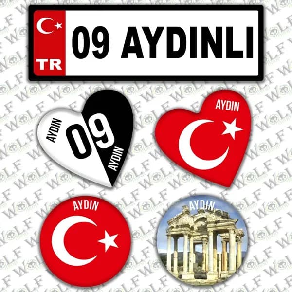 İllere Özel Damla Etiket ( 09 Aydınlı ) / Pİ037