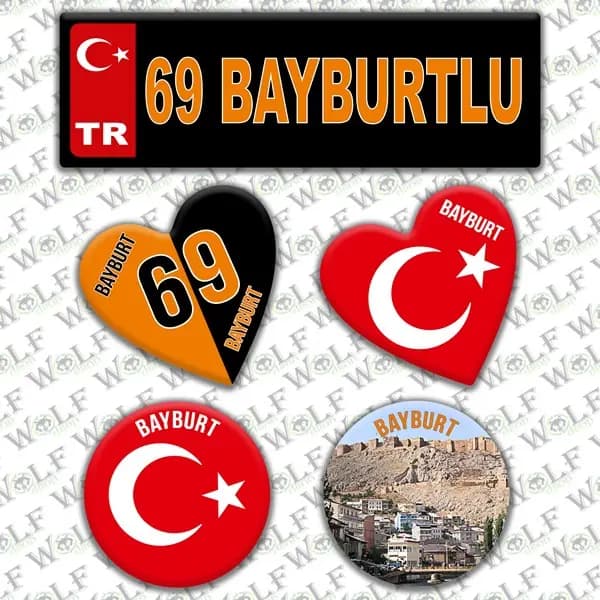 İllere Özel Damla Etiket ( 69 Bayburtlu ) / Pİ281