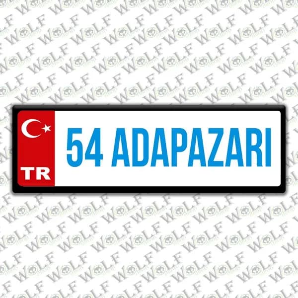 İllere Özel Damla Etiket ( 54 Adapazarı ) / Pİ222