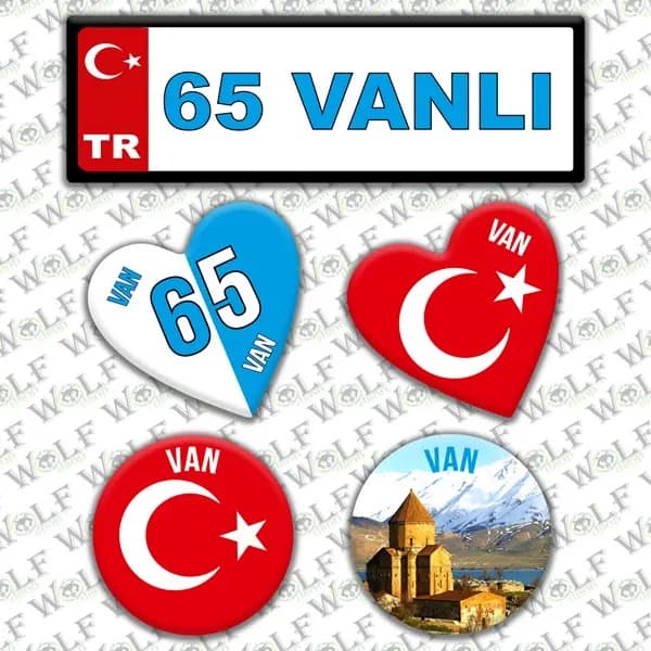 İllere Özel Damla Etiket ( 65 Vanlı ) / Pİ265