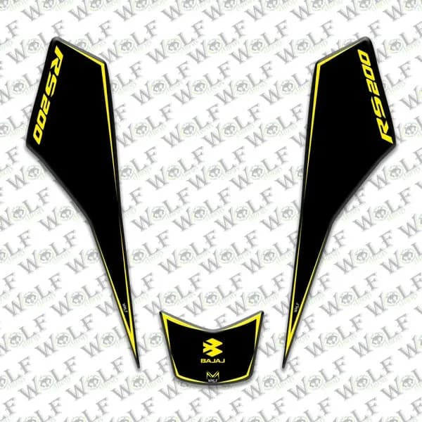 Bajaj Pulsar Rs 200 Arka Kuyruk Damla Etiket / B51A002