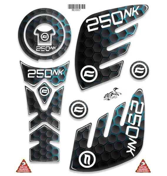 CF MOTO 250 NK 2018 - 2022 UYUMLU FULL SET 007 / BC007