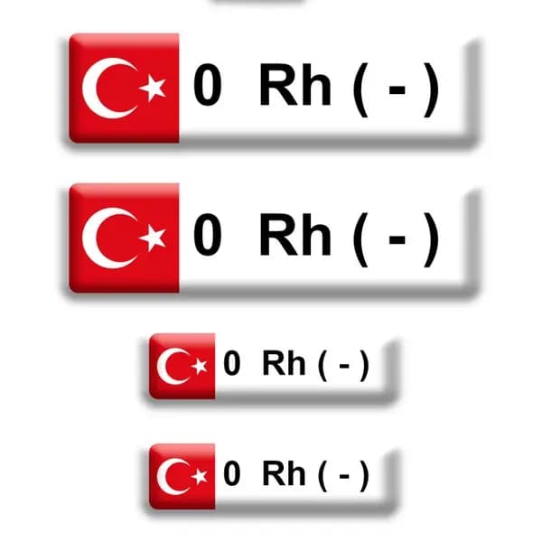 Kan Grubu Düz 0 Rh- / PKD1001