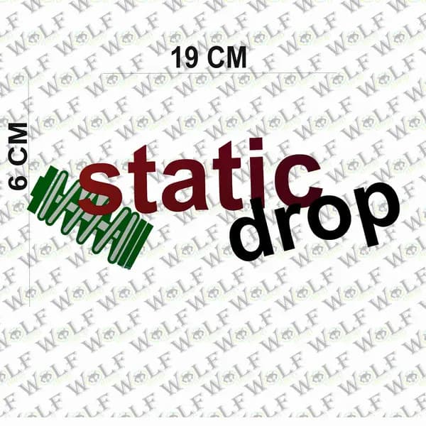 Sticker Static Drop / wolf182