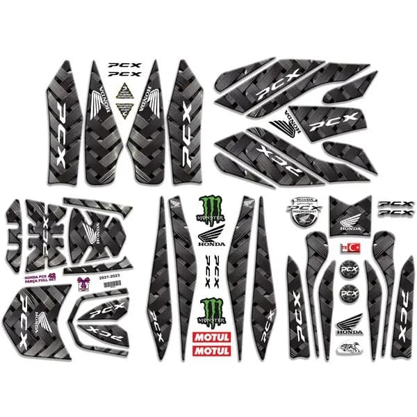 HONDA PCX 2021 - 2024 UYUMLU 42 PARÇA FULL SET 013 / BPN013