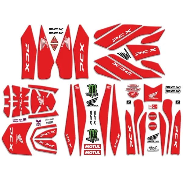 HONDA PCX 2021 - 2024 UYUMLU 42 PARÇA FULL SET 003 / BPN003