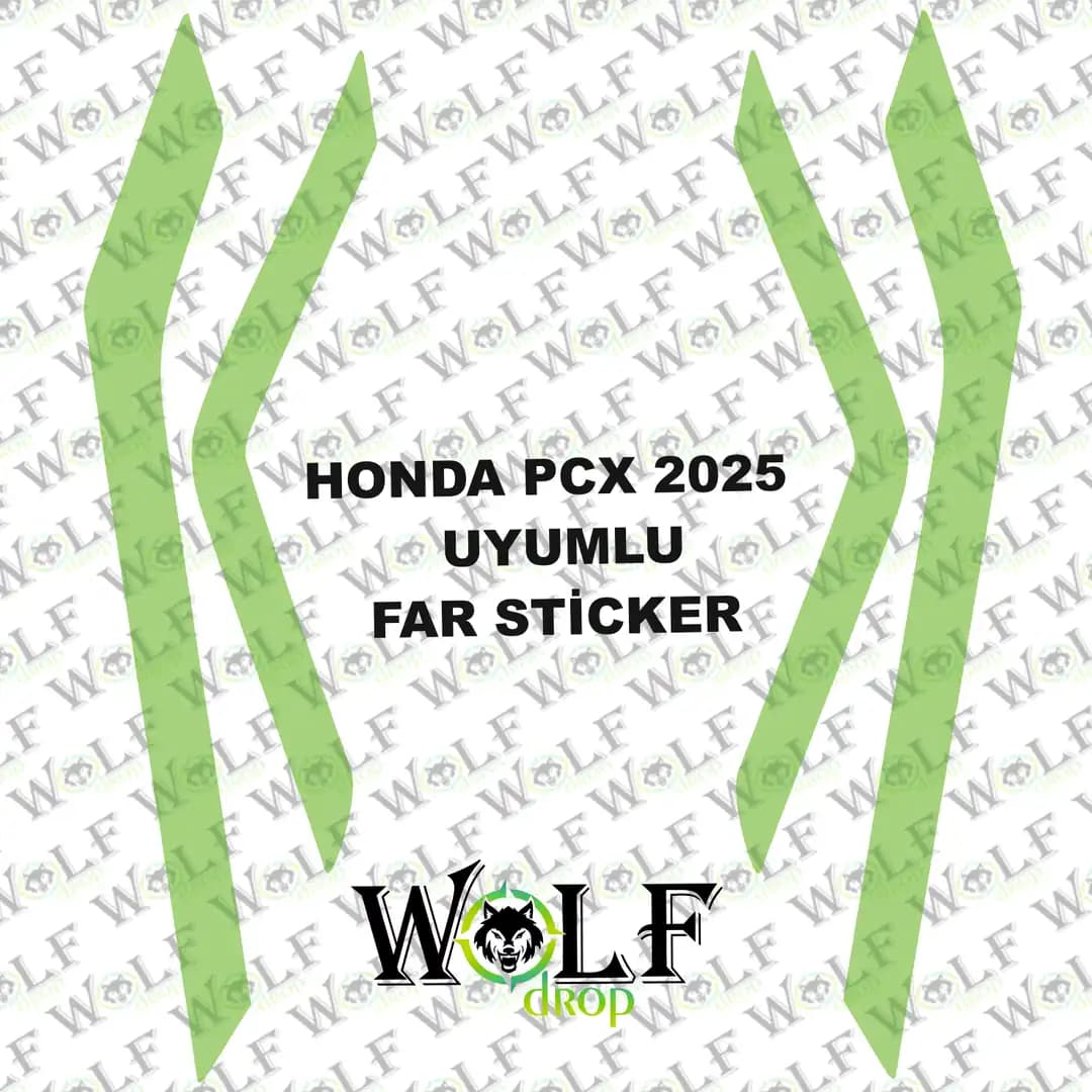 HONDA PCX 2025 UYUMLU TRANSPARAN FAR STİCKER / P94002