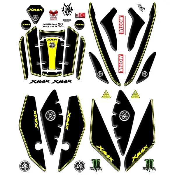 YAMAHA XMAX 2023 - 2024 UYUMLU FULL SET 008 / BX1008