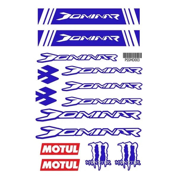 Pulsar Dominar A4 Sticker 003 / PSSMD003