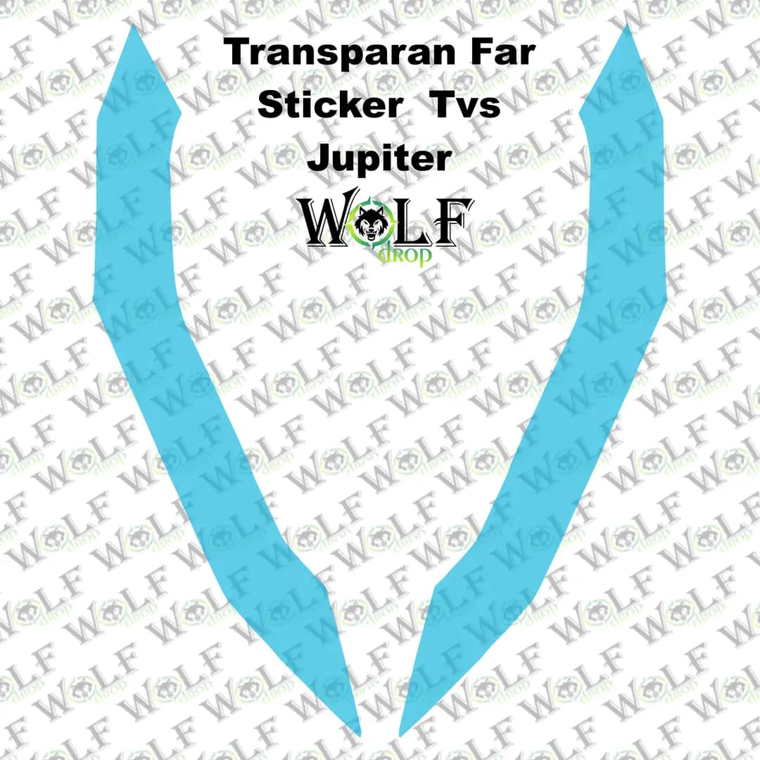TVS JUPİTER 125 2023 - 2024 UYUMLU TRANSPARAN FAR STİCKER / P91005
