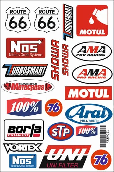 Karışık A4 Sticker 011 / PSSK011