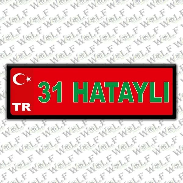 İllere Özel Damla Etiket ( 31 İskenderunlu, Hataylı ) / Pİ132