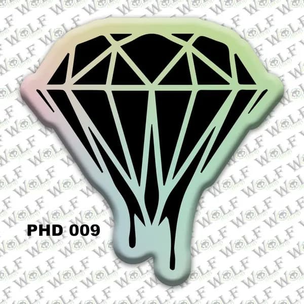 Damlalı Hologram Sticker 009 / PHD009
