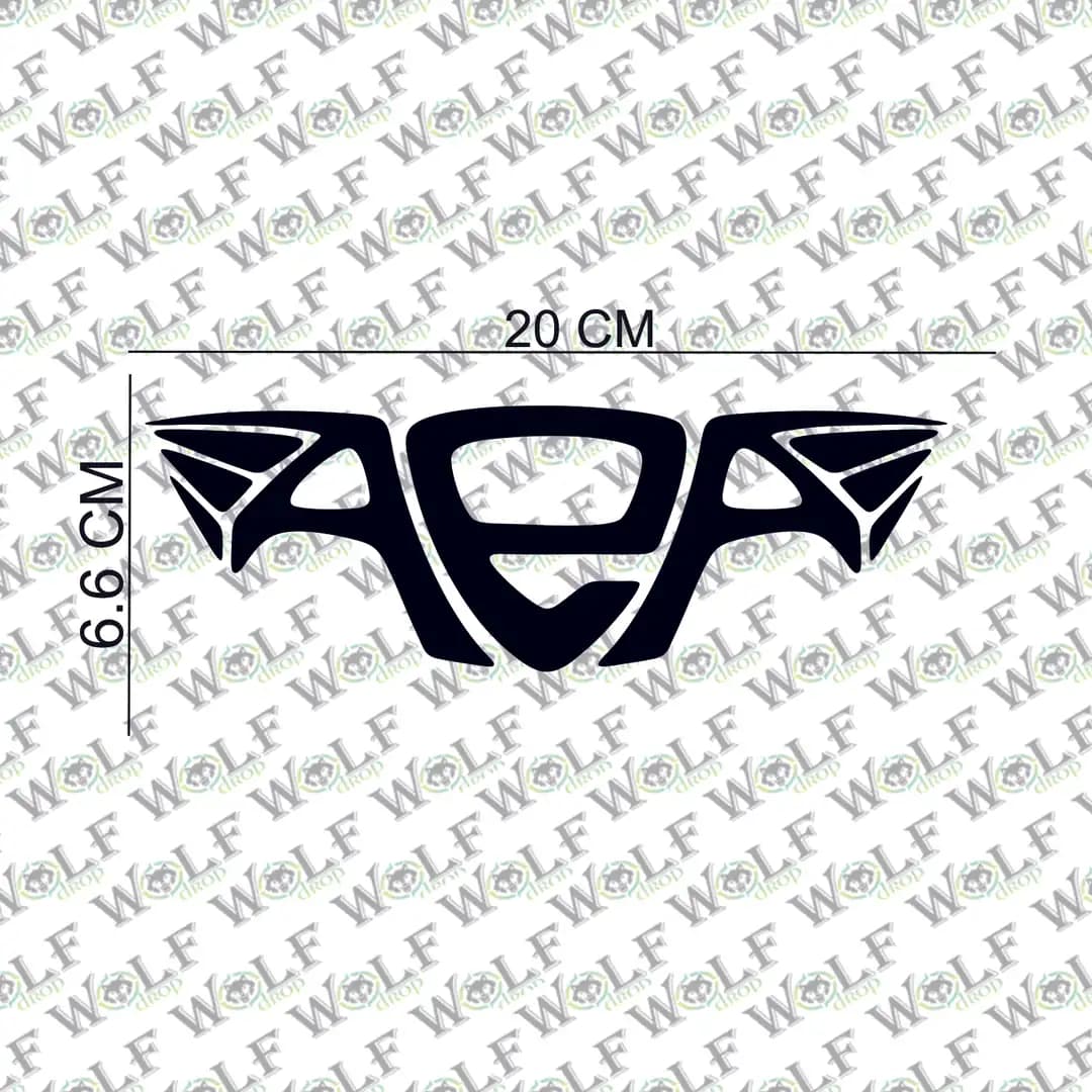 Transferli Sticker Altın Elbiseli Adam / P3R4013