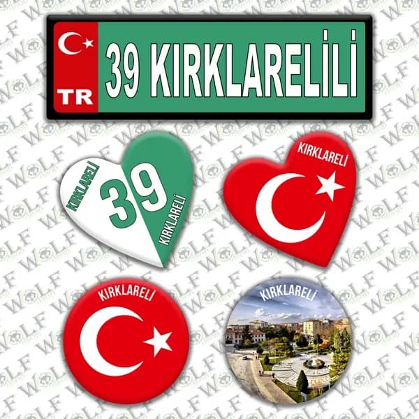 İllere Özel Damla Etiket ( 39 Kırıklarelili ) / Pİ167